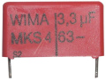Wima Mks4 Pulse Capacitor - 3 3uf-63v Mks4 Capacitor Rm=22 5mm -rohs Compliant- -
